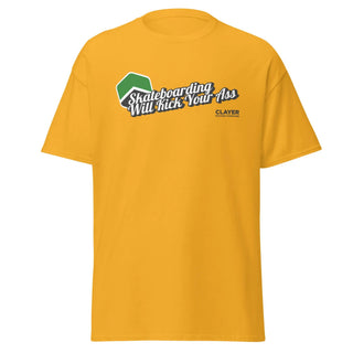 Skateboarding will kick your ass - Unisex classic tee
