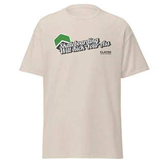 Skateboarding will kick your ass - Unisex classic tee