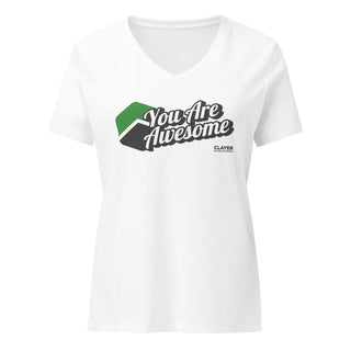 You are Awesome - Women’s relaxed v-neck t-shirt