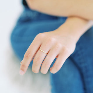 Classic Stacking Ring, 14k Gold
