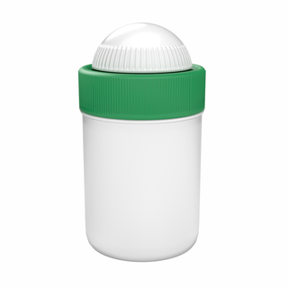Samix Compounding Jar, 50 mL, White with Green Lid (Case of 100)